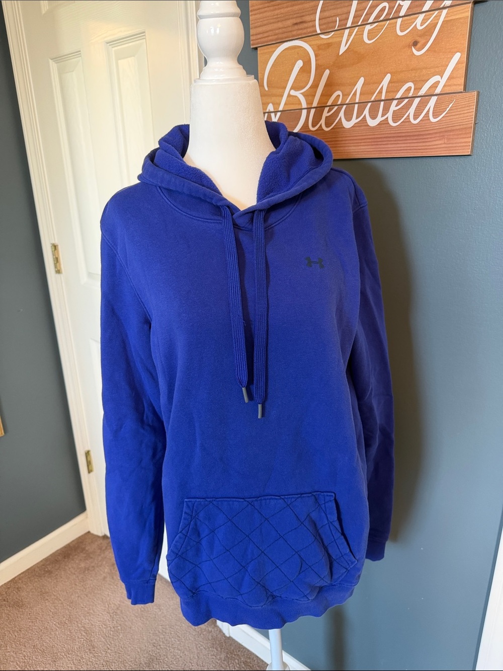 Under Armour Royal Blue Women's Hooded Sweatshirt (#0007)